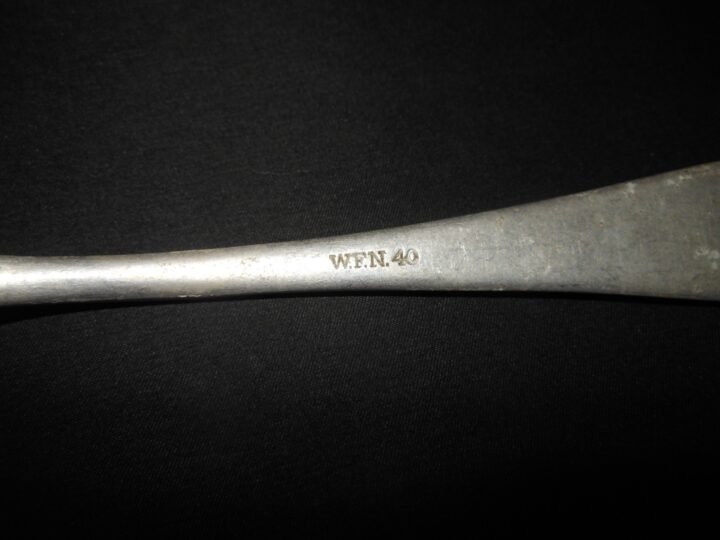 WW2 German Luftwaffe Gabel – MESS HALL / GALLEY FORK – W.F.N. 40 – NICE! — image 4