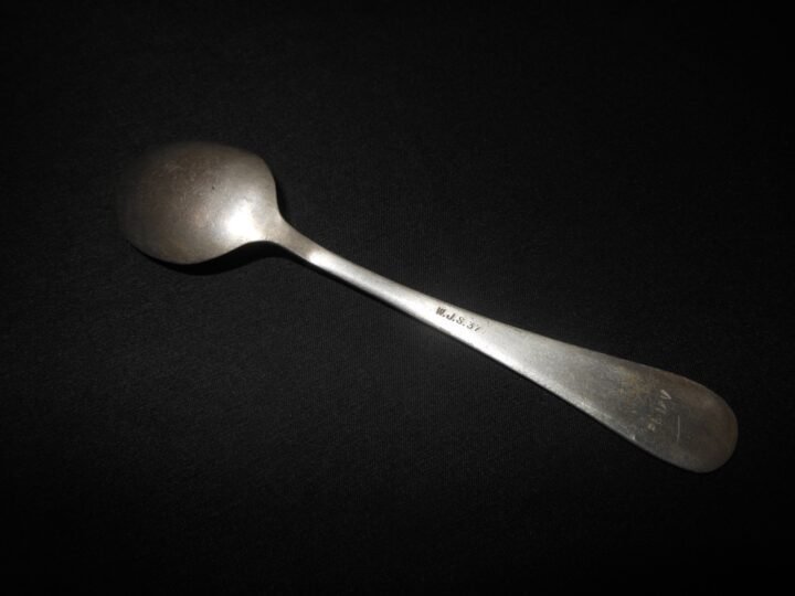 WW2 German Luftwaffe Teelöffel – MESS HALL / GALLEY TEASPOON – W.J.S. 37 – NICE! — image 2
