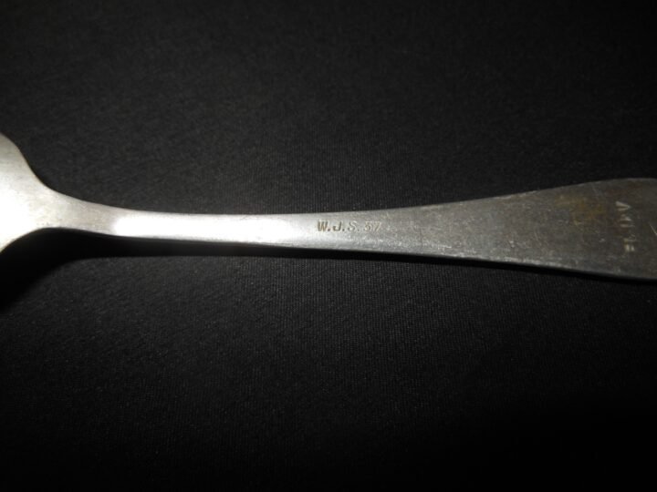 WW2 German Luftwaffe Teelöffel – MESS HALL / GALLEY TEASPOON – W.J.S. 37 – NICE! — image 3