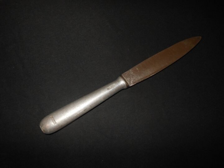 WW2 German Luftwaffe Messer – MESS HALL / FIELD KNIFE – H.M.Z. 38 – NICE! — image 4
