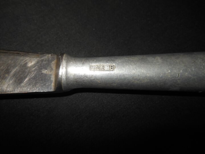 WW2 German Luftwaffe Messer – MESS HALL / FIELD KNIFE – H.M.Z. 38 – NICE! — image 6