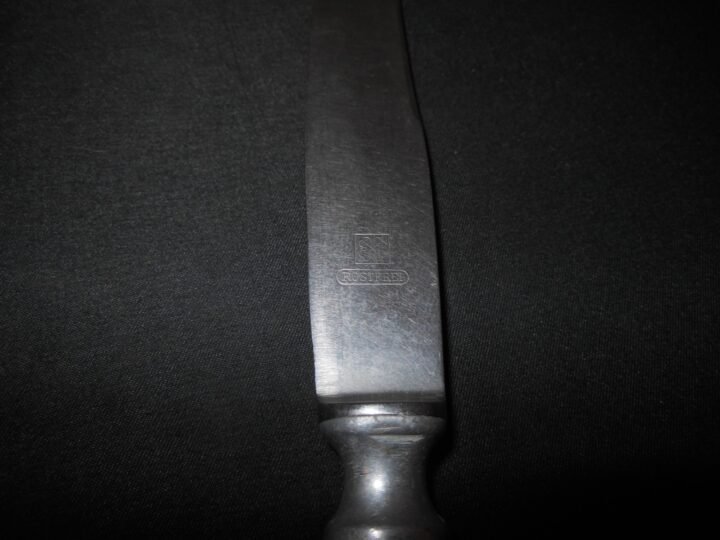 WW2 German Luftwaffe Messer – MESS HALL / FIELD KNIFE – W.S.M. 38 – NICE! — image 2