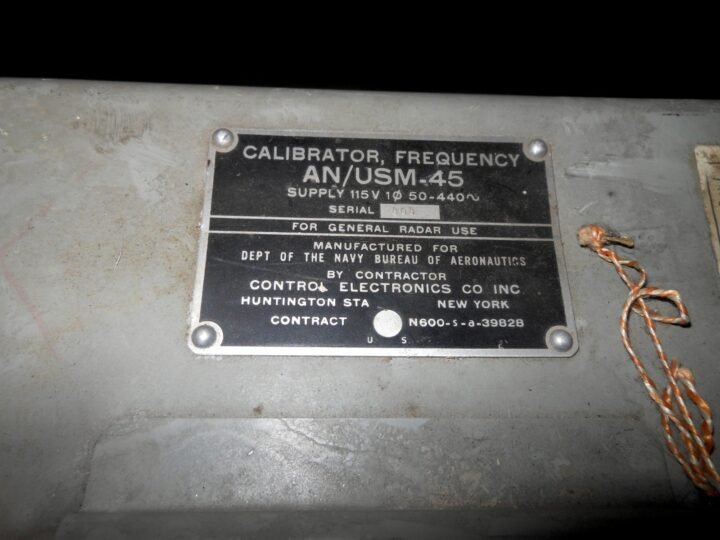 US Army / Navy – AAN / USM-45 RADIO FREQUENCY CALIBRATOR – TS-979 – VERY NICE! — image 14