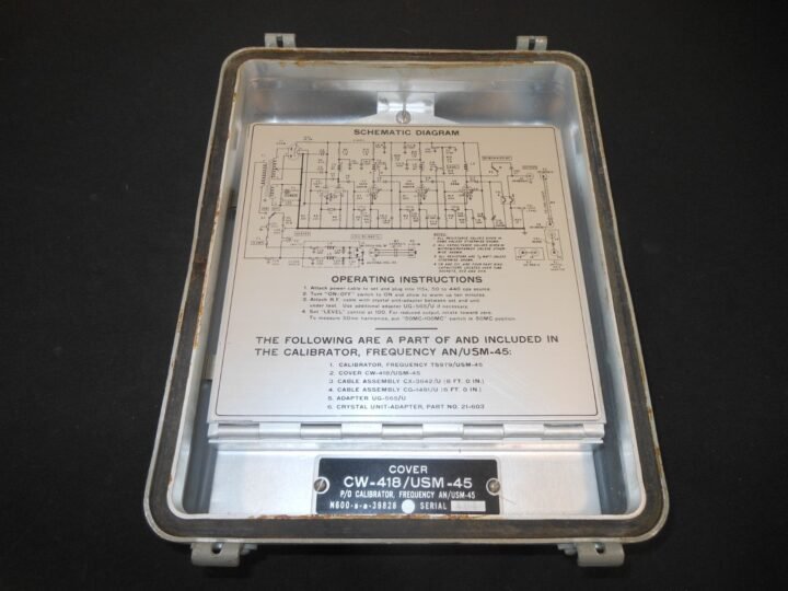 US Army / Navy – AAN / USM-45 RADIO FREQUENCY CALIBRATOR – TS-979 – VERY NICE! — image 8
