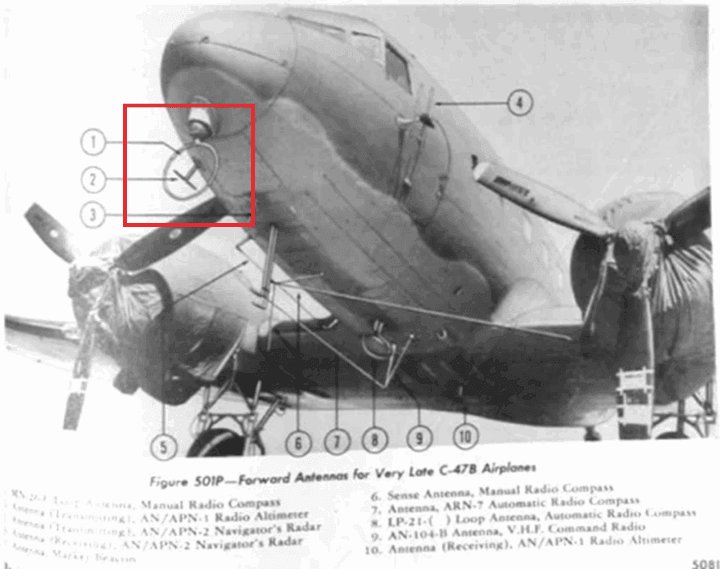 WW2 US Army Aircraft – BENDIX RADIO LOOP ANTENNA – MN-20D – B-17 B-25 C-47 — image 8