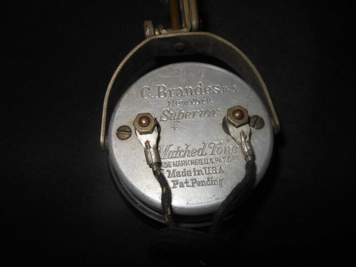 WW2 US Army Air Force Navy – 'MATCHED TONE' RADIO HEADSET – VET ESTATE – NICE! — image 4