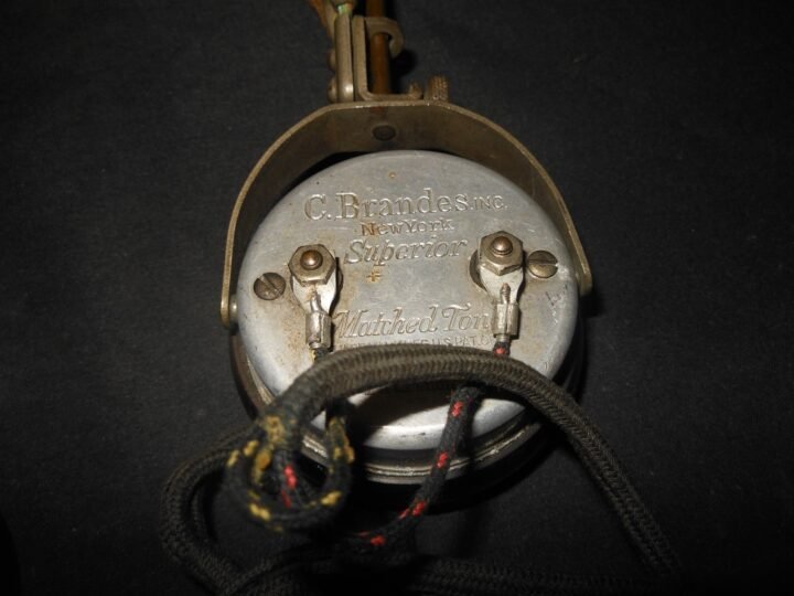 WW2 US Army Air Force Navy – 'MATCHED TONE' RADIO HEADSET – VET ESTATE – NICE! — image 5