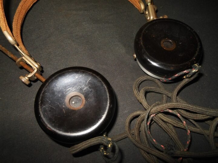 WW2 US Army Air Force Navy – 'MATCHED TONE' RADIO HEADSET – VET ESTATE – NICE! — image 6