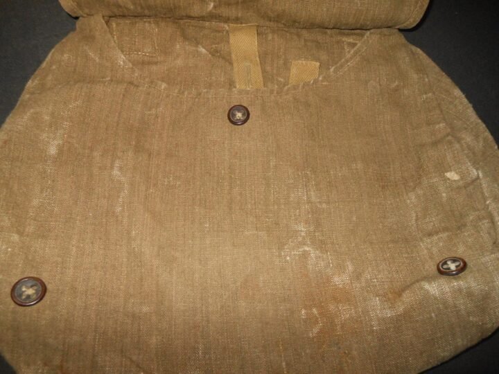 WW2 German Wehrmacht Brotbeutel – CANVAS BREAD BAG – UNKNOWN VARIANT – NICE! — image 6