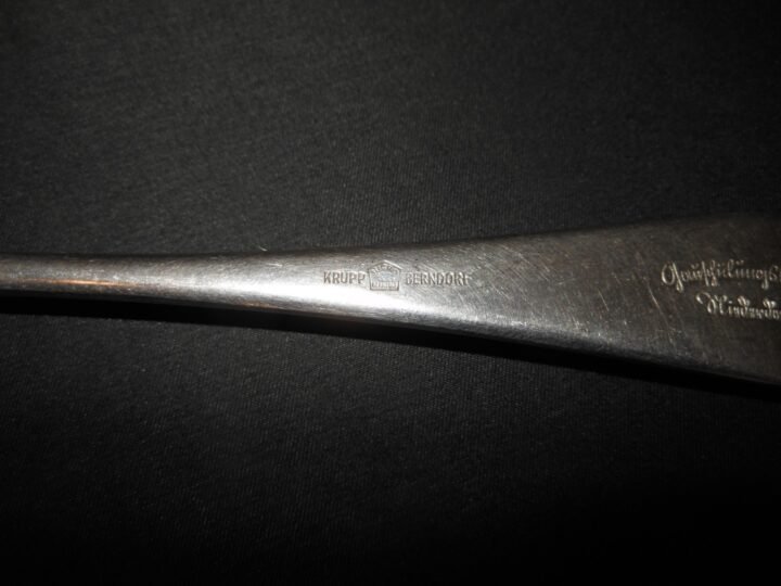 WW2 German NSDAP Gabel – INSTITUTIONAL FORK – GAUSCHULUNGSBURG – NICE! — image 4