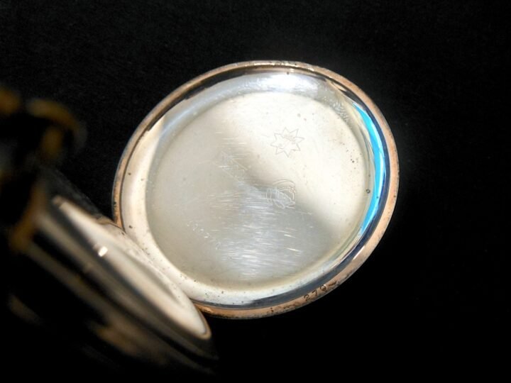 WW2 German Wehrmacht – OFFICER SILVER POCKET WATCH – PRESENTED BY FROMM – RARE! — image 13