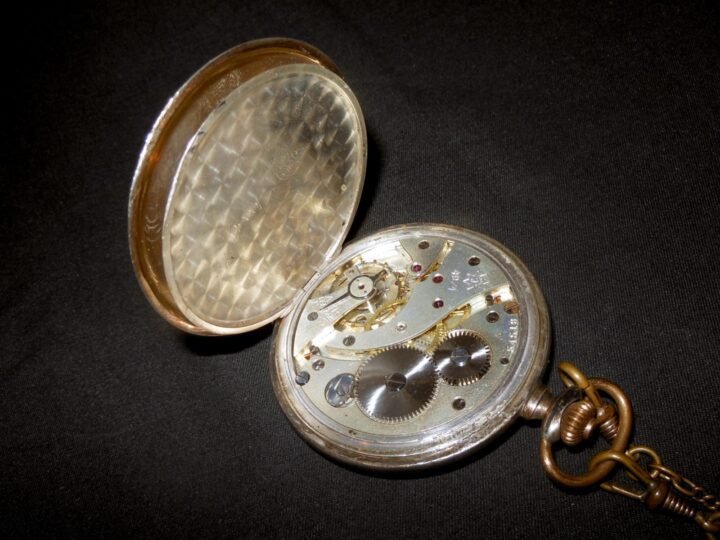 WW2 German Wehrmacht – OFFICER SILVER POCKET WATCH – PRESENTED BY FROMM – RARE! — image 15