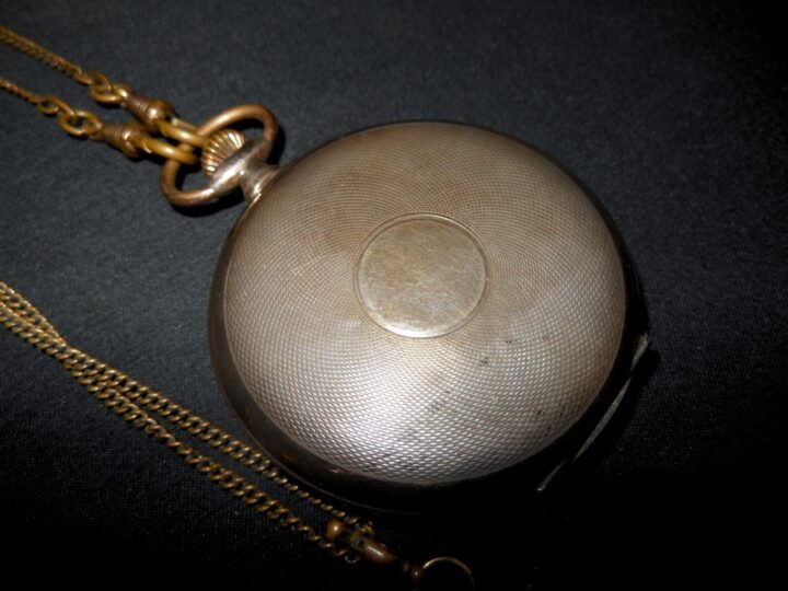 WW2 German Wehrmacht – OFFICER SILVER POCKET WATCH – PRESENTED BY FROMM – RARE! — image 4