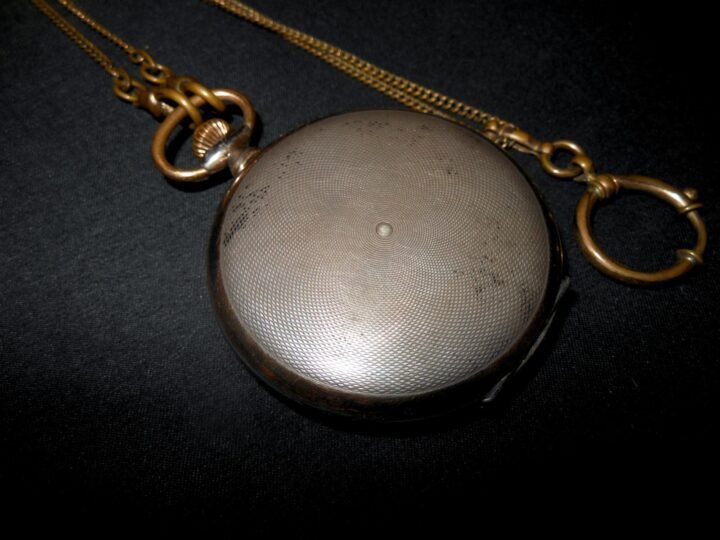 WW2 German Wehrmacht – OFFICER SILVER POCKET WATCH – PRESENTED BY FROMM – RARE! — image 7