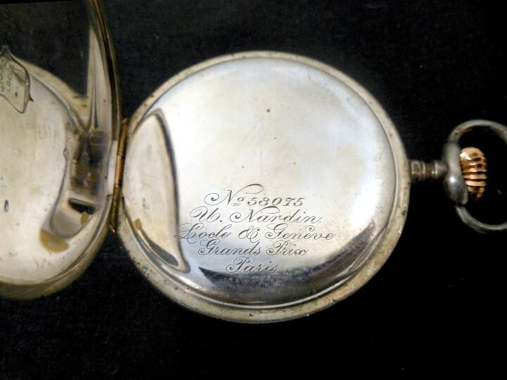 WW2 German Kriegsmarine – NAVIGATIONAL POCKET WATCH – NARDIN – U-BOATS & SHIPS — image 9