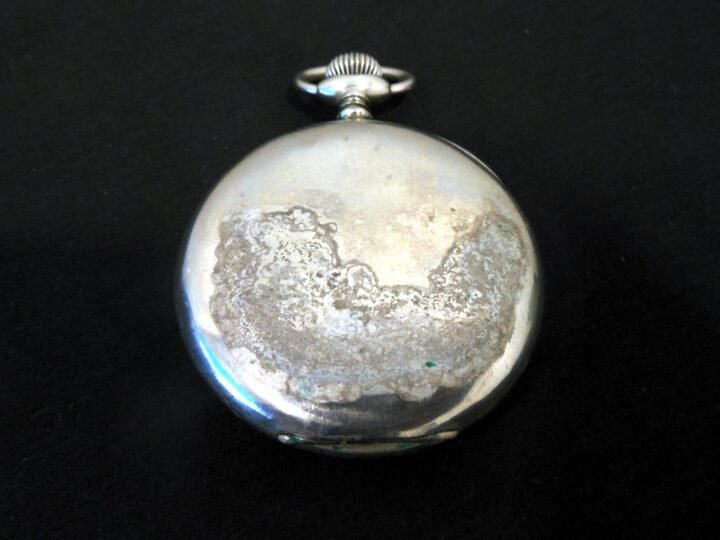 WW1 German Heeres Taschenuhr – ARMY ISSUE POCKET WATCH w/ STRAP – REVUE – NICE! — image 10