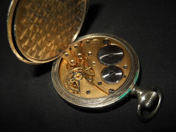 WW1 German Heeres Taschenuhr – ARMY ISSUE POCKET WATCH w/ STRAP – REVUE – NICE! — image 15