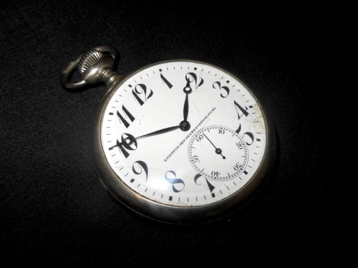 WW1 German Heeres Taschenuhr – ARMY ISSUE POCKET WATCH w/ STRAP – REVUE – NICE! — image 5