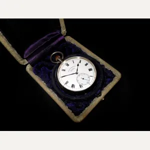 WW1 British Army – SILVER PRESENTATION POCKET WATCH w/ HISTORY …