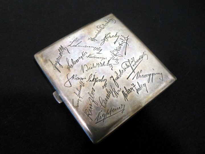 WW1 Austro-Hungarian – SILVER CIGARETTE CASE – PRESENTATION PIECE – M.K. 12 LLO — image 4