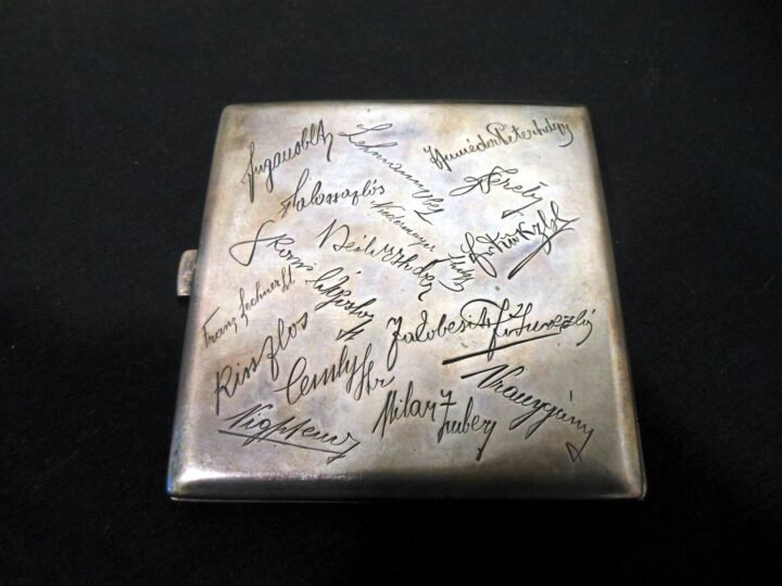 WW1 Austro-Hungarian – SILVER CIGARETTE CASE – PRESENTATION PIECE – M.K. 12 LLO — image 5
