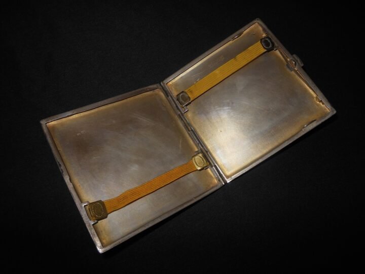 WW1 Austro-Hungarian – SILVER CIGARETTE CASE – PRESENTATION PIECE – M.K. 12 LLO — image 6