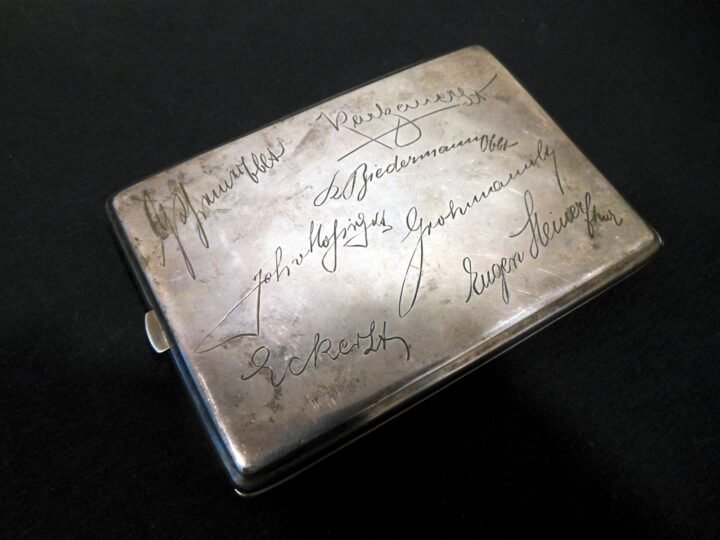 WW1 Austro-Hungarian – SILVER CIGARETTE CASE – PRESENTATION PIECE – F.K.R.19 — image 5