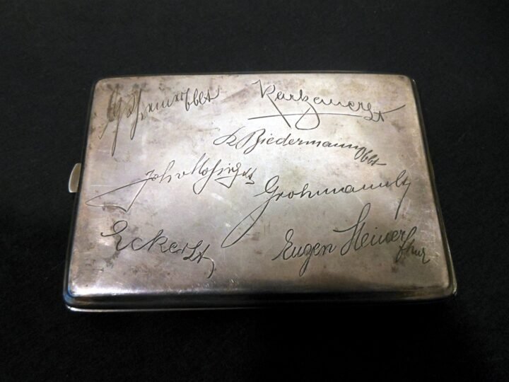 WW1 Austro-Hungarian – SILVER CIGARETTE CASE – PRESENTATION PIECE – F.K.R.19 — image 6