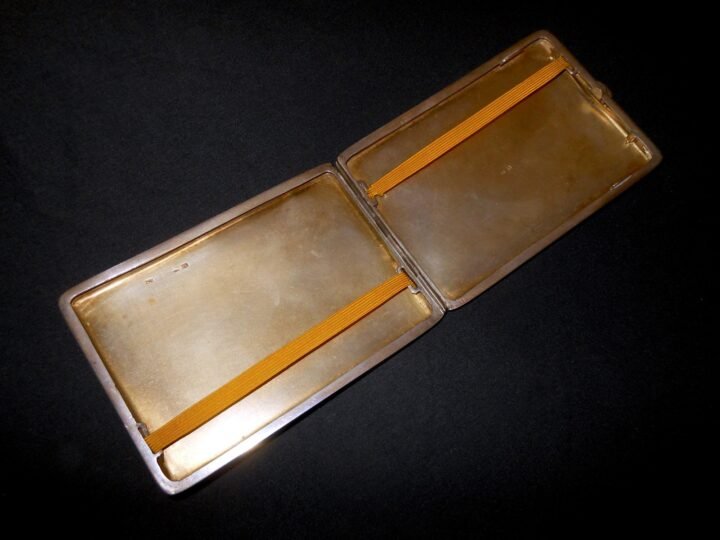 WW1 Austro-Hungarian – SILVER CIGARETTE CASE – PRESENTATION PIECE – F.K.R.19 — image 7