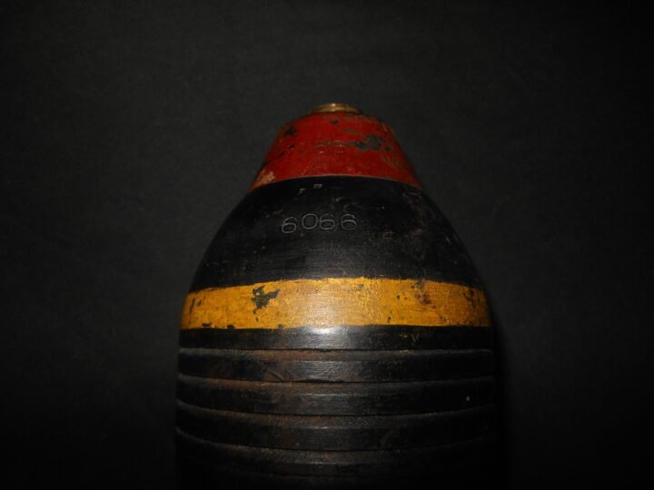 WW2 Imperial Japanese Army / Navy – TYPE 100 – 81mm MORTAR ROUND – INERT – VERY NICE! — image 13