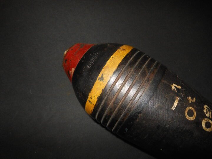 WW2 Imperial Japanese Army / Navy – TYPE 100 – 81mm MORTAR ROUND – INERT – VERY NICE! — image 4