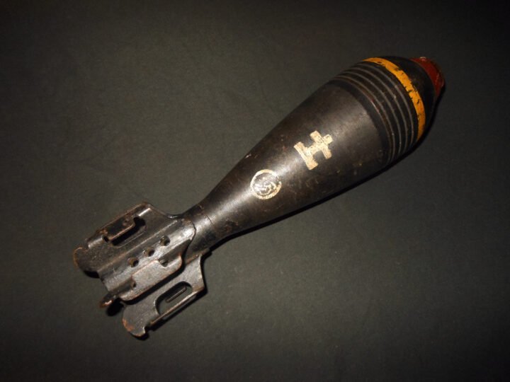 WW2 Imperial Japanese Army / Navy – TYPE 100 – 81mm MORTAR ROUND – INERT – VERY NICE! — image 7