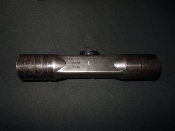 WW2 German Luftwaffe – ZF4 SNIPER OPTICAL SCOPE – FG42 ISSUE – 'L' MARKED – RARE — image 2