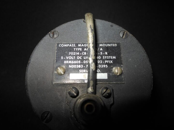 U.S. Vietnam Era Aircraft – MAGNETIC COMPASS INDICATOR – B-52 – NICE! — image 8