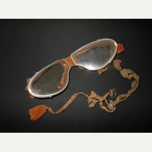 WW1 Imperial German / Prussian Fliegertruppe – FOLDING PILOT GOGGLES …