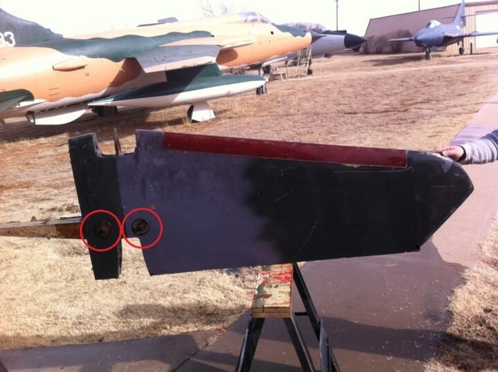 WW2 German Luftwaffe Aircraft – WOOD RUDDER LOWER CAP RELIC – Me109 G10 — image 13