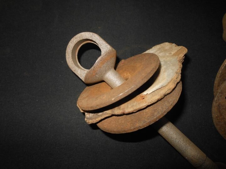 WW2 German Luftwaffe Aircraft – WOOD RUDDER LOWER CAP RELIC – Me109 G10 — image 2