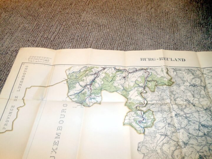 WW2 French Édition Provisoire – 1:40000 TOPOGRAPHICAL MAP – ARDENNES – VERY RARE — image 3