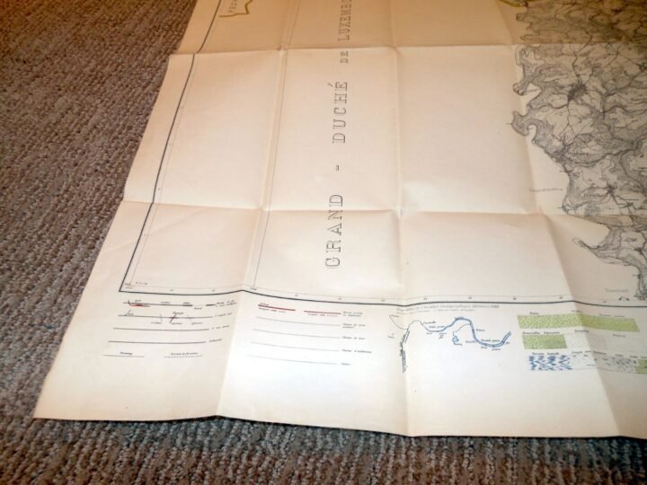 WW2 French Édition Provisoire – 1:40000 TOPOGRAPHICAL MAP – ARDENNES – VERY RARE — image 4