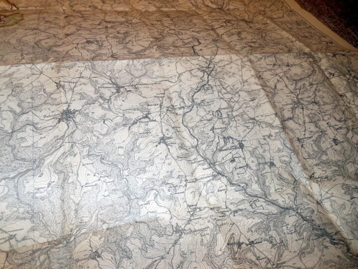 WW2 French Édition Provisoire – 1:40000 TOPOGRAPHICAL MAP – ARDENNES – VERY RARE — image 7