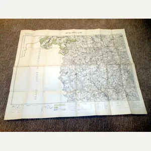 WW2 French Édition Provisoire – 1:40000 TOPOGRAPHICAL MAP – ARDENNES …