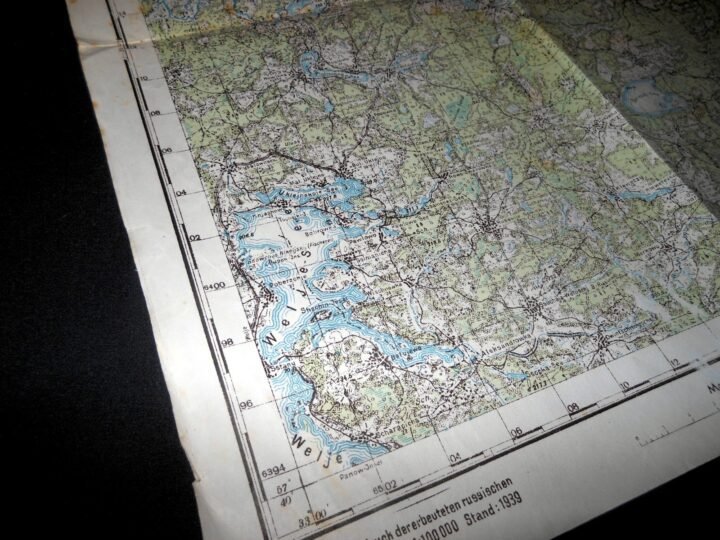 WW2 German Wehrmacht Sonderkarte – 1:100000 TOPOGRAPHICAL MAP – RUSSIA – RARE! — image 11