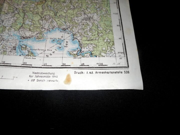 WW2 German Wehrmacht Sonderkarte – 1:100000 TOPOGRAPHICAL MAP – RUSSIA – RARE! — image 4