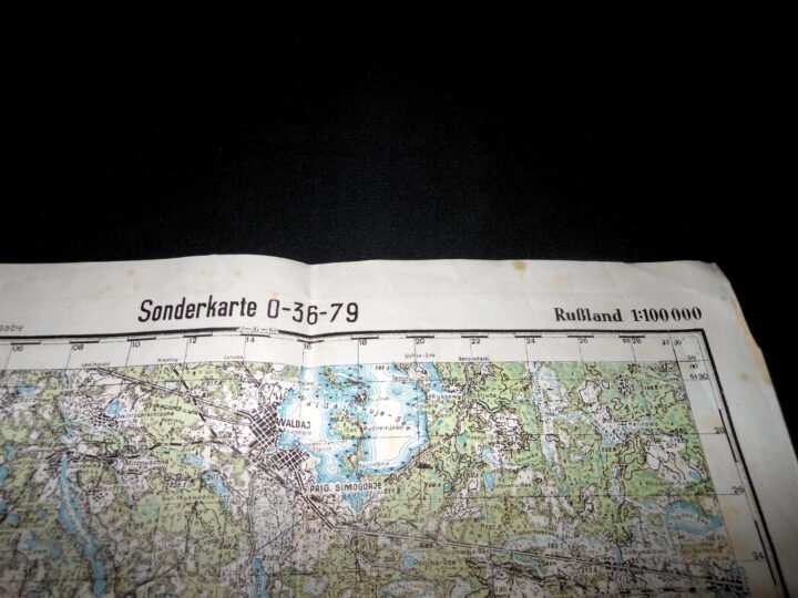 WW2 German Wehrmacht Sonderkarte – 1:100000 TOPOGRAPHICAL MAP – RUSSIA – RARE! — image 6