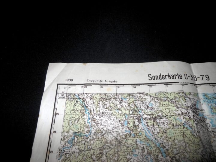 WW2 German Wehrmacht Sonderkarte – 1:100000 TOPOGRAPHICAL MAP – RUSSIA – RARE! — image 7