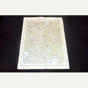WW2 German Wehrmacht Sonderkarte – 1:100000 TOPOGRAPHICAL MAP – RUSSIA …