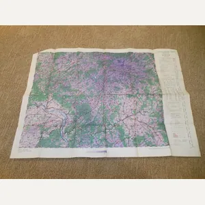 WW2 British War Office Army – 1:100000 TOPOGRAPHICAL MAP – …