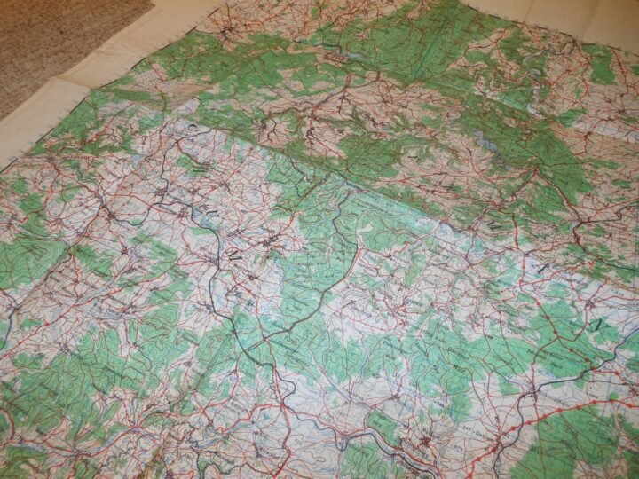 WW2 British War Office Army – 1:100,000 TOPOGRAPHICAL MAP – BONN – 1944 – NICE! — image 8