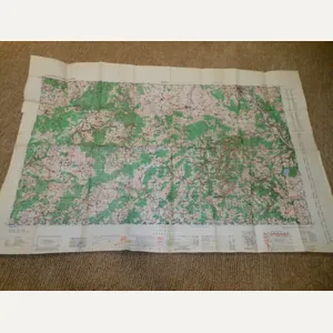 WW2 British War Office Army – 1:100,000 TOPOGRAPHICAL MAP – …