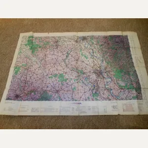 WW2 British War Office Army – 1:100,000 TOPOGRAPHICAL MAP – …
